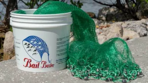 Bait Buster Bait Cast Nets CBT-BBA7, 7 ft. Radius, 1/2" Sq. Mesh