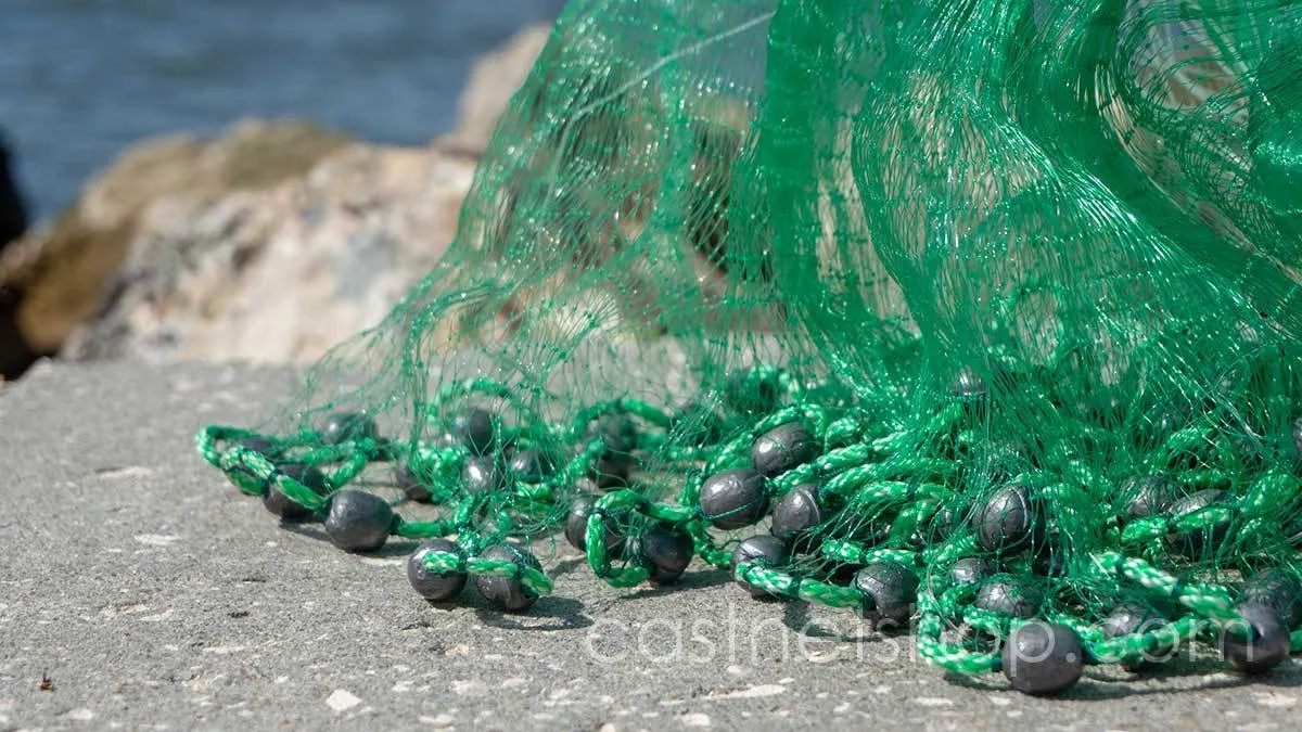 Bait Buster Bait Cast Nets CBT-BBA7, 7 ft. Radius, 1/2" Sq. Mesh