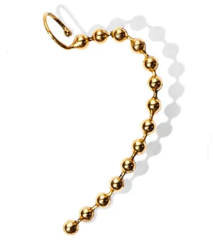 Ball Bead Ear Cuff- Right Ear