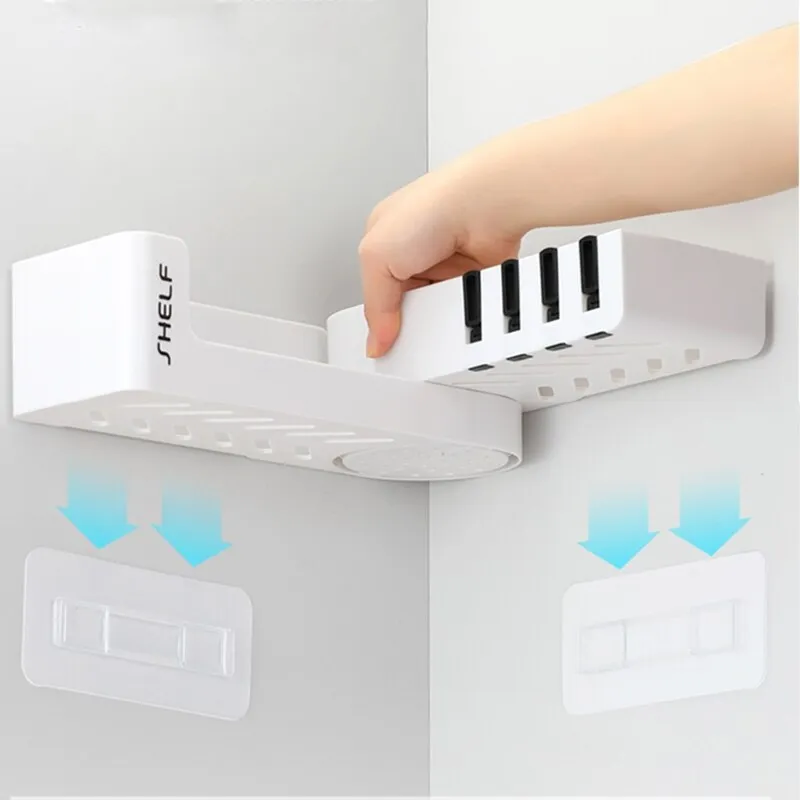 Bath Shower Rotating Shelf Corner Organizer