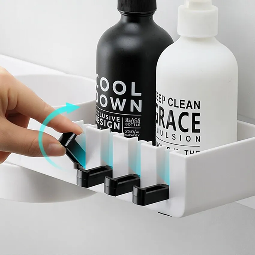 Bath Shower Rotating Shelf Corner Organizer