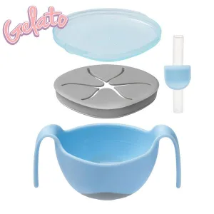 B.BOX Gelato Bowl and Straw- Bubblegum