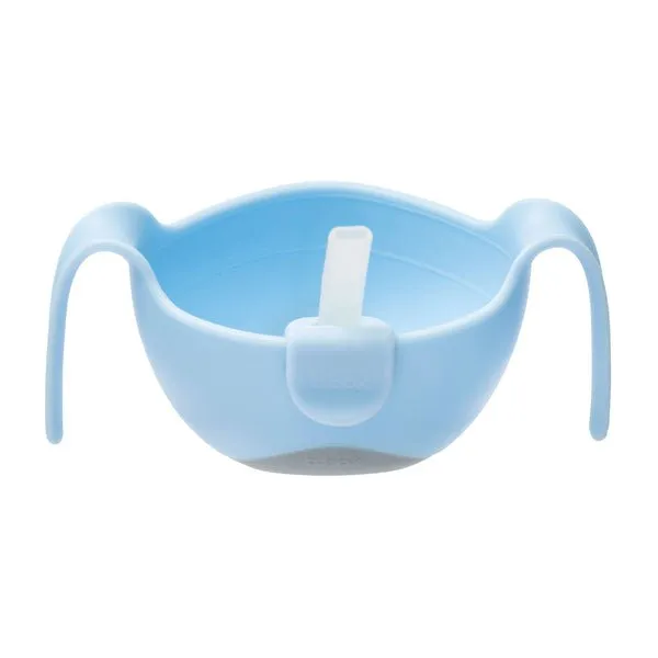 B.BOX Gelato Bowl and Straw- Bubblegum