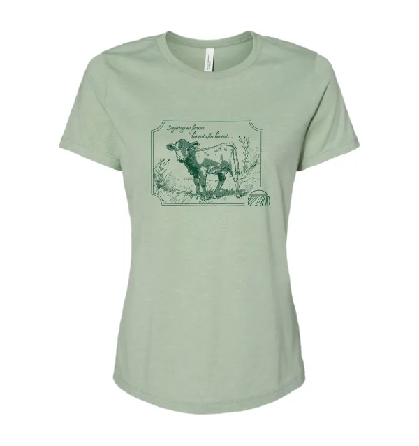 BELLA CANVAS Women’s Relaxed CVC Calf "Harvest After Harvest"