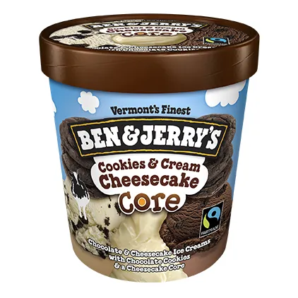 Ben & Jerry's Cookies & Cream Cheesecake Core (Pint)