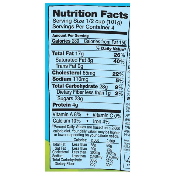 Ben & Jerry's Milk & Cookies (Pint)