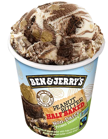 Ben & Jerry's - Non Dairy Peanut Butter Half Baked (Pint)