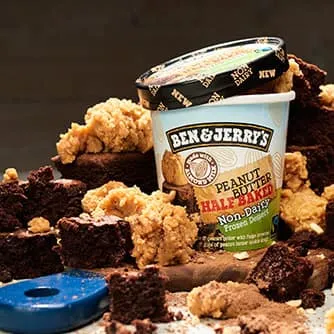 Ben & Jerry's - Non Dairy Peanut Butter Half Baked (Pint)