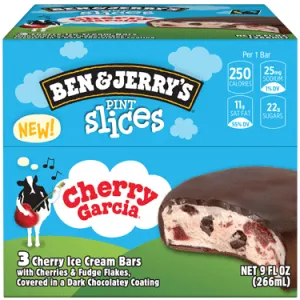 Ben & Jerry's Pint SLICES - Cherry Garcia - Box of 3
