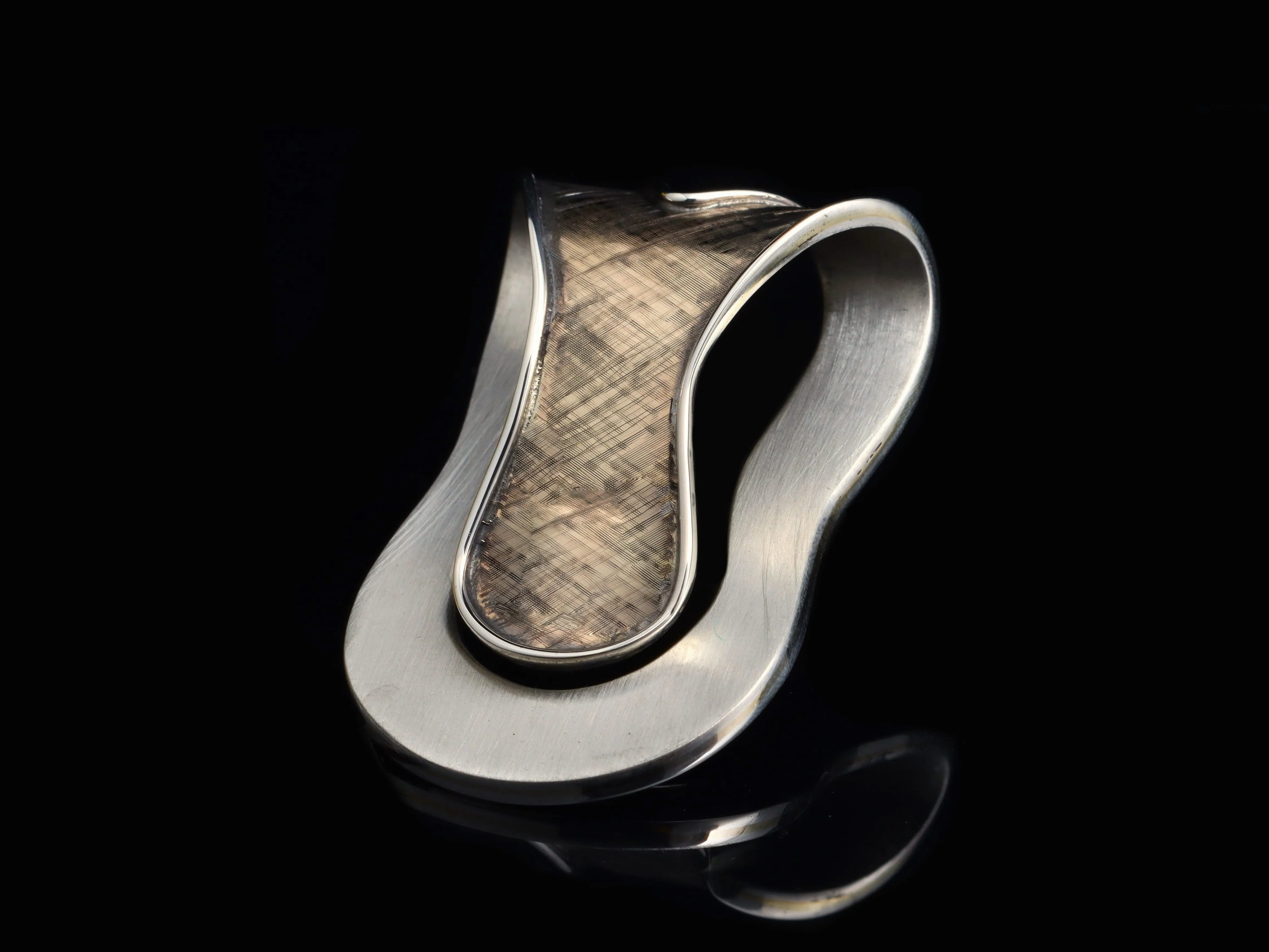 Big Bend Gold Florentine Money Clip With Wire