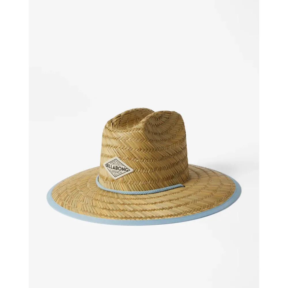BILLABONG TIPTON STRAW LIFEGUARD HAT SALT CRYSTAL
