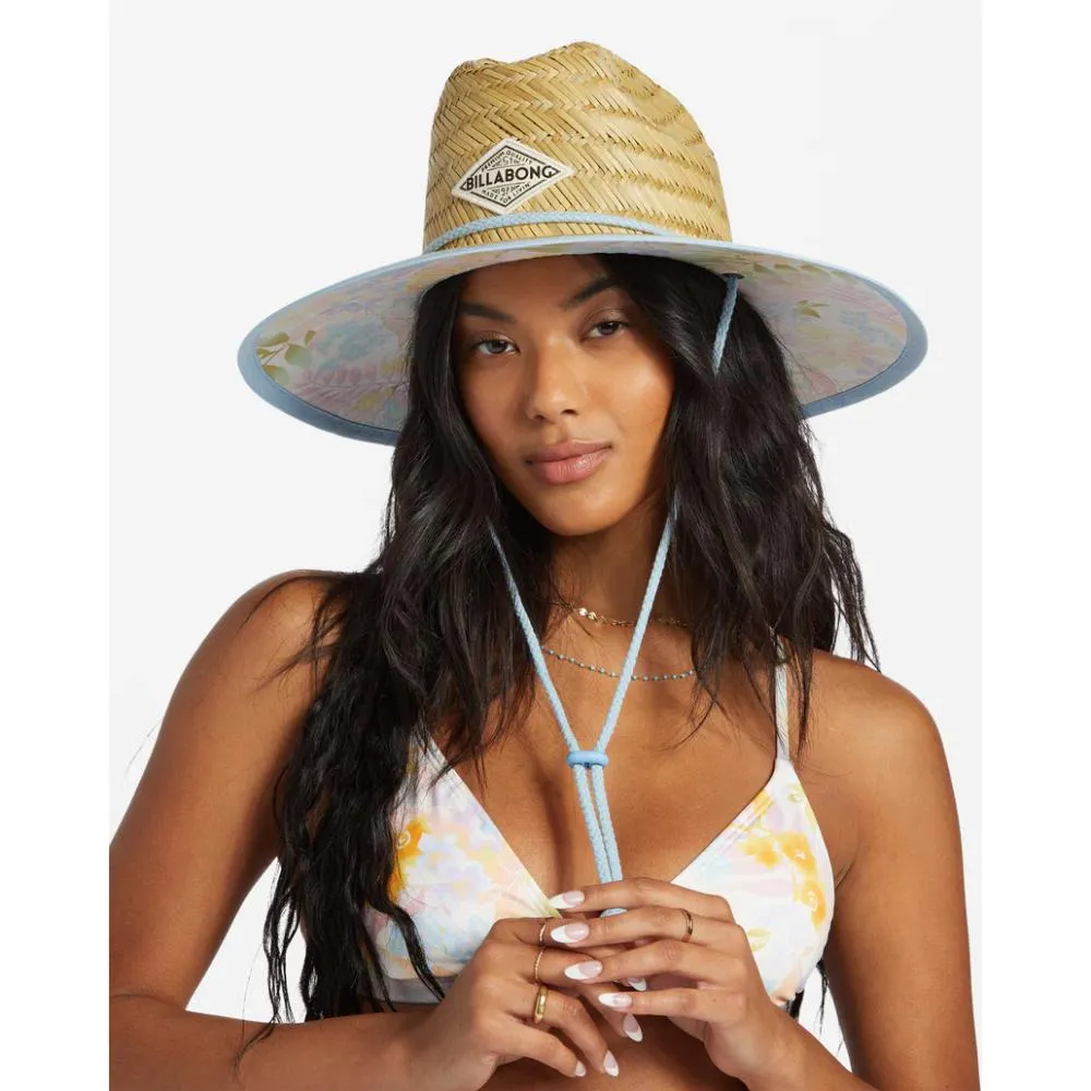 BILLABONG TIPTON STRAW LIFEGUARD HAT SALT CRYSTAL
