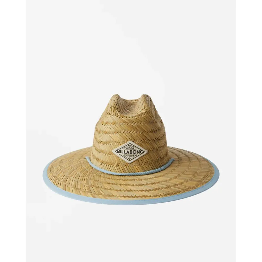 BILLABONG TIPTON STRAW LIFEGUARD HAT SALT CRYSTAL