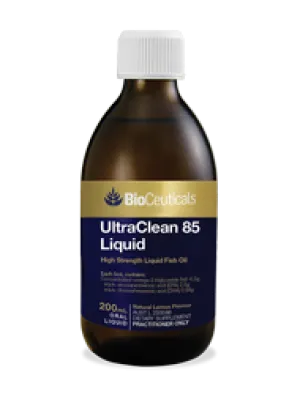 Bioceuticals UltraClean 85 Liquid High Strength Liquid Fish Oil 200 ml