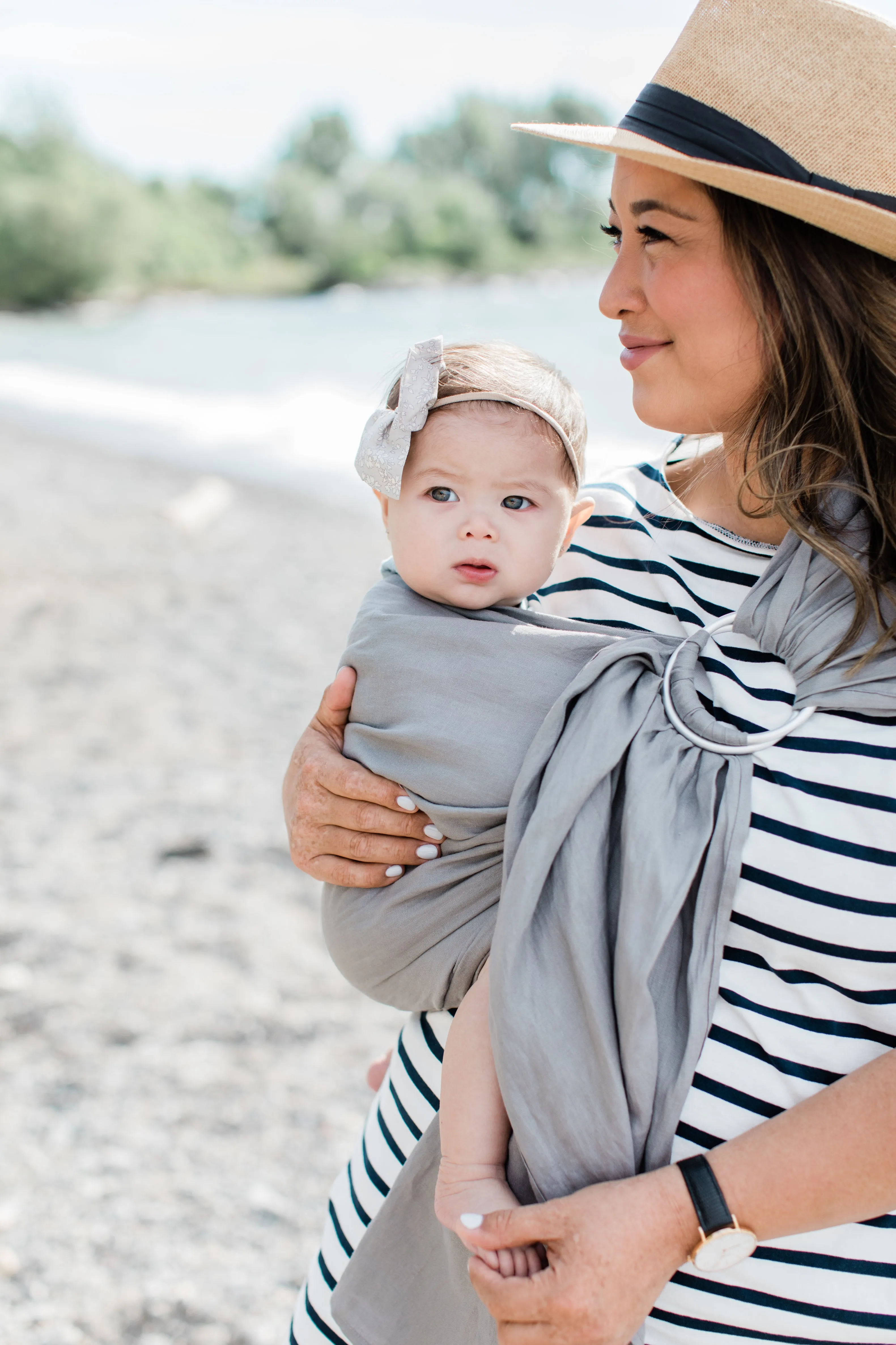 Bishop Linen Ring Sling