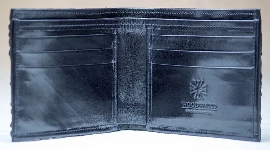 Black Classic Hornback Alligator Wallet