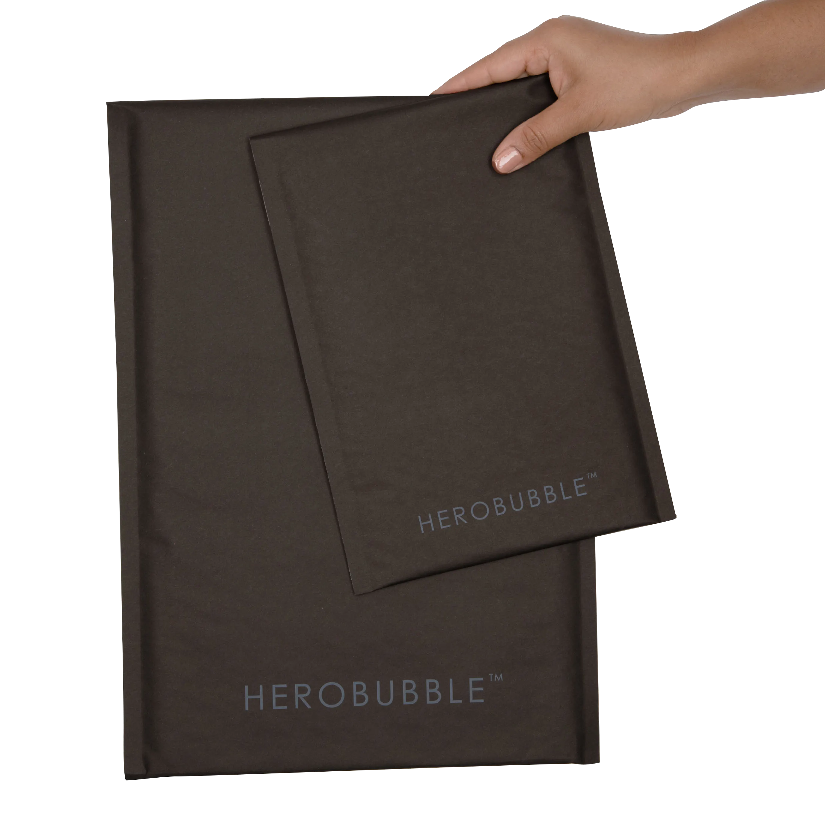 Black Compostable HEROBUBBLE Mailer - From Packs of 25