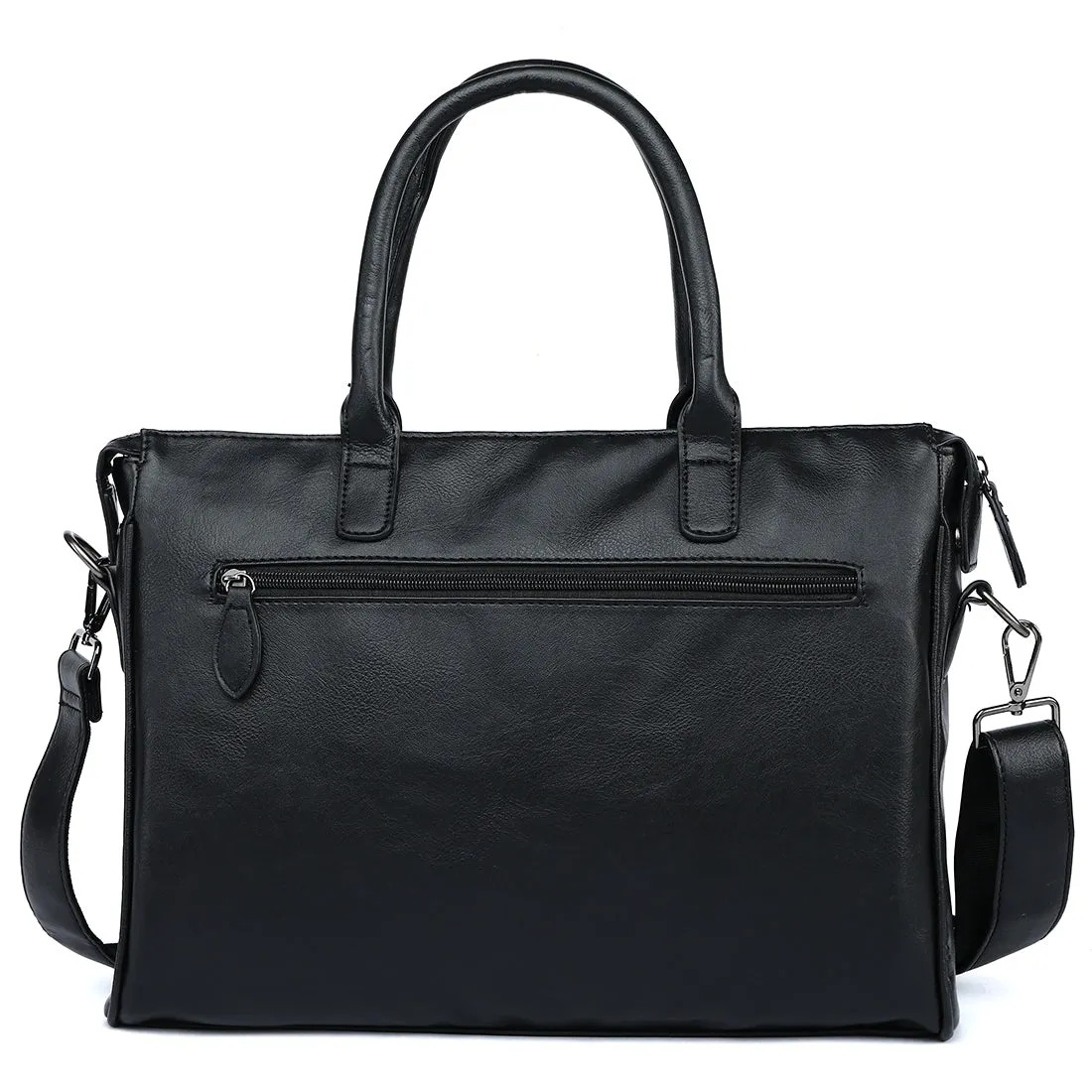 Black Leather Luxury Briefcase