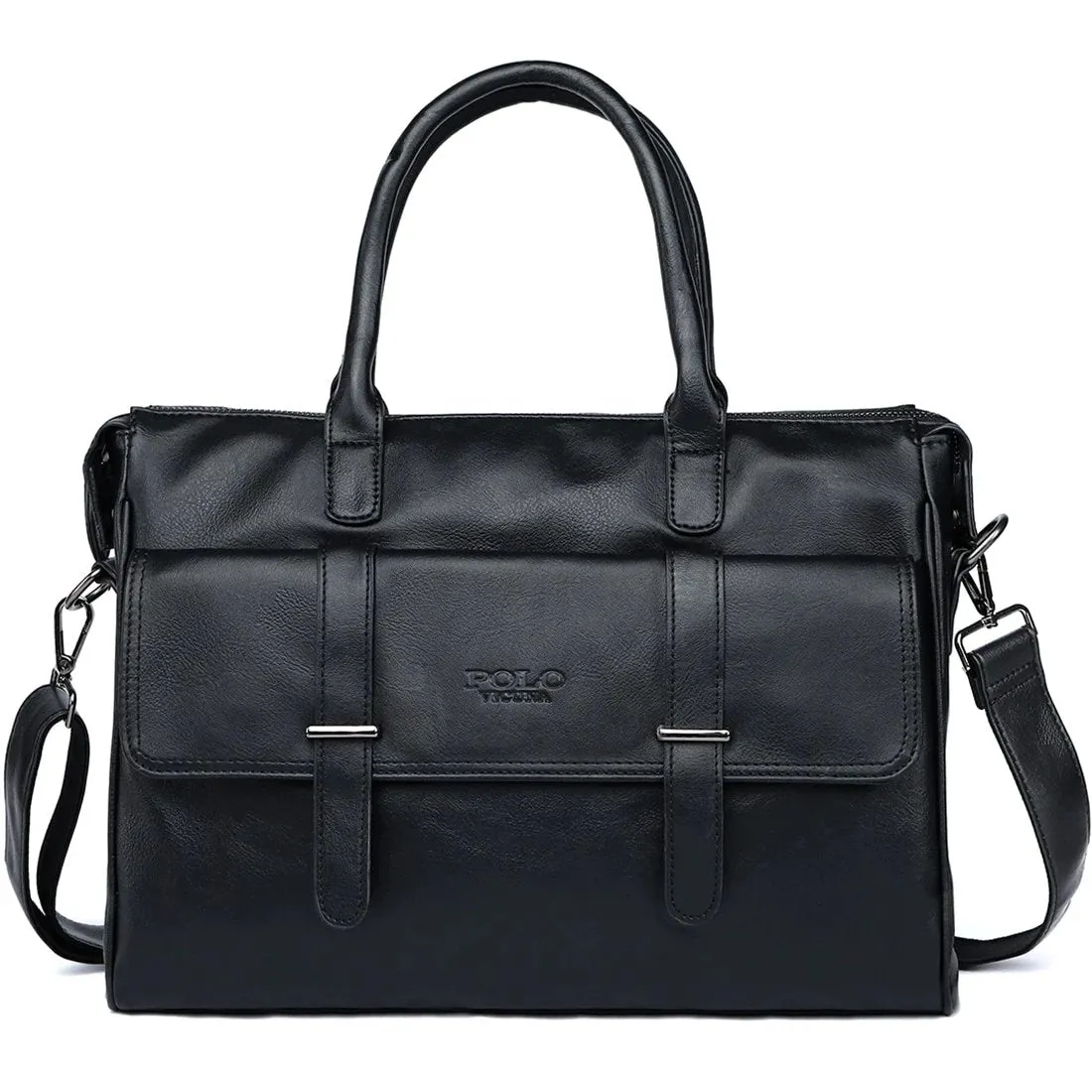 Black Leather Luxury Briefcase