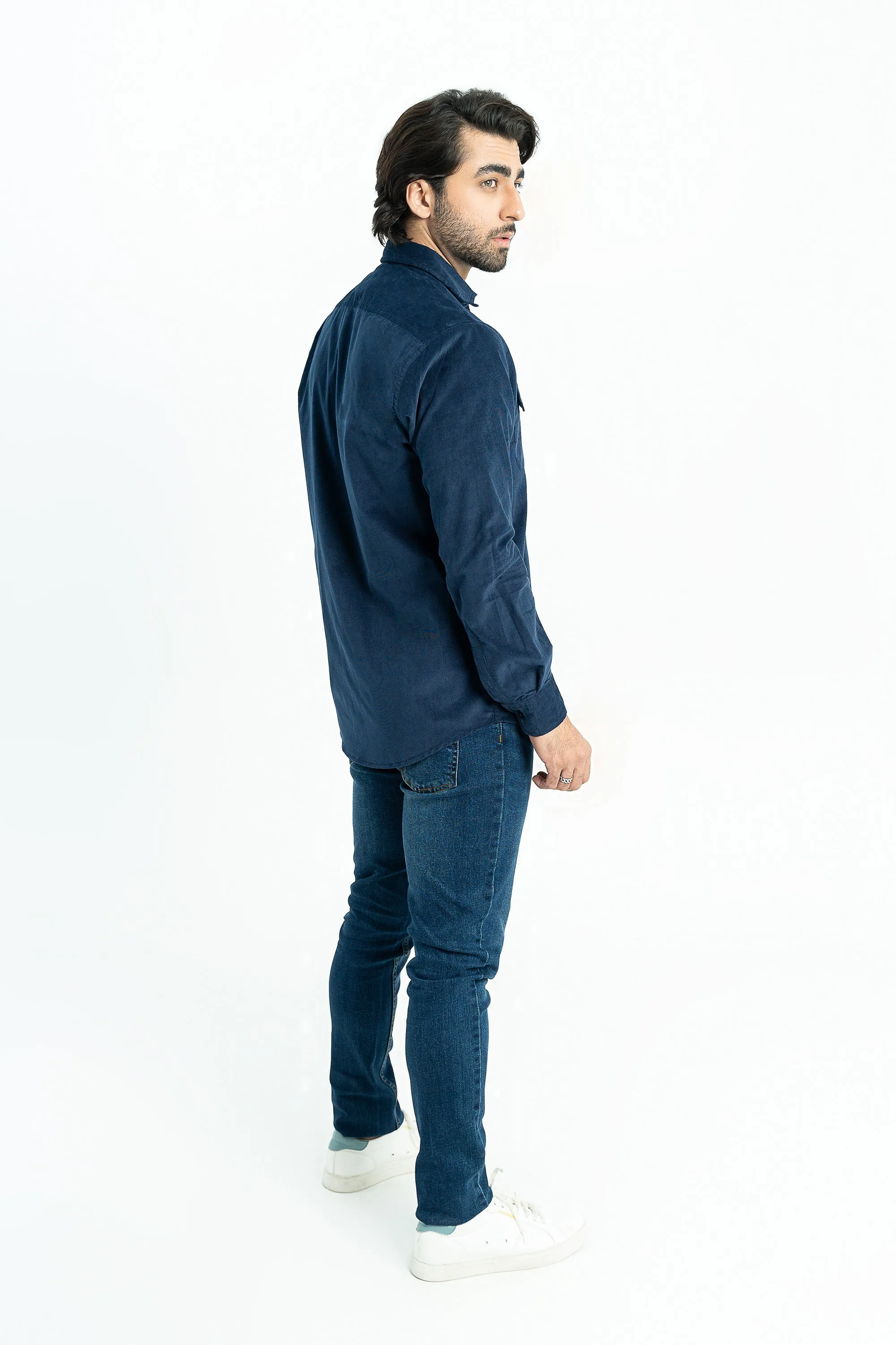 Blue casual shirt