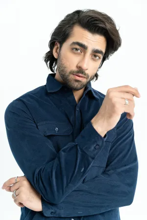 Blue casual shirt