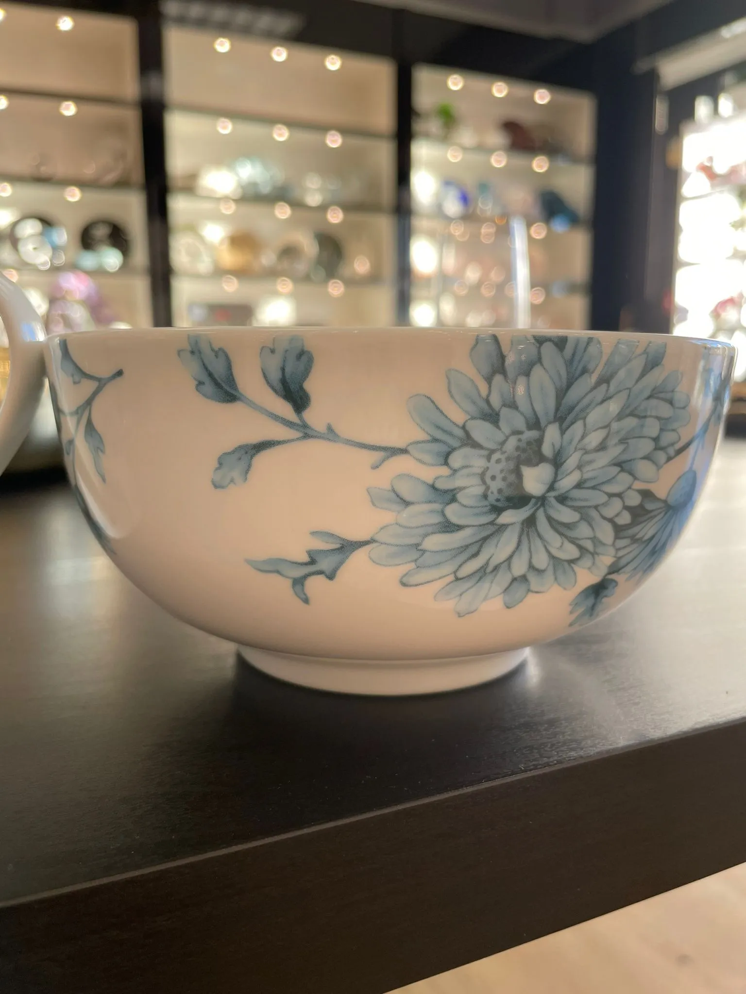 Blue floral 16 piece set
