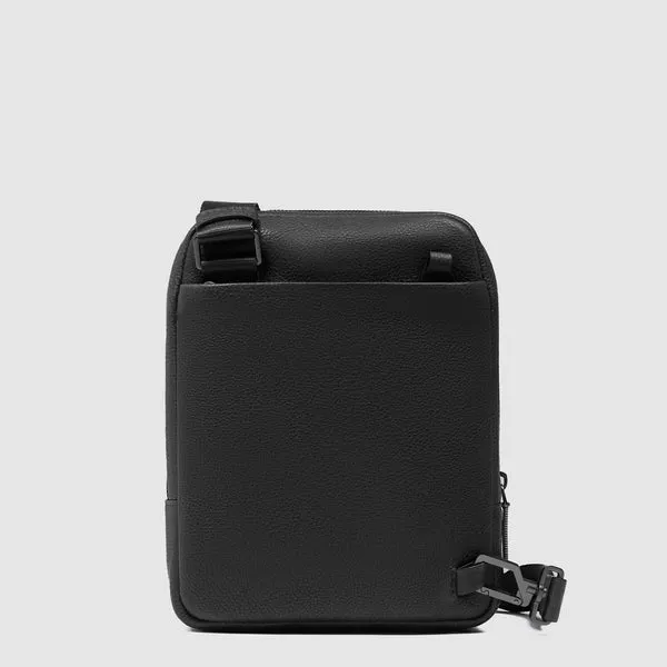 Borsello da Uomo Piquadro Hedley a Tracolla in Pelle Porta iPad® Mini Nero