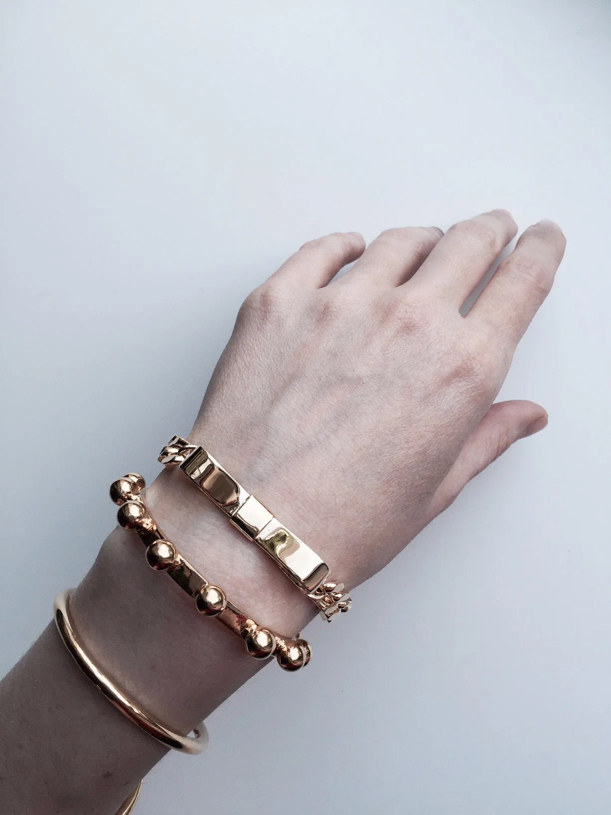 Bow Chain Bracelet in Gold