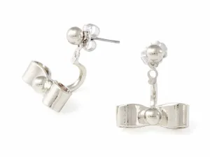 Bow Ear Jacket in Silver