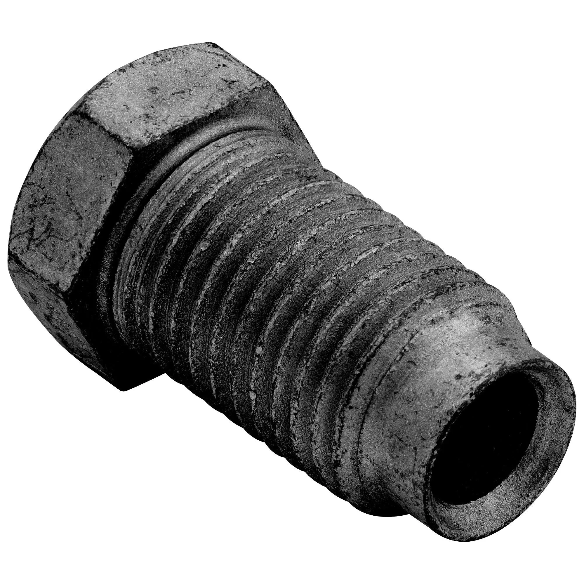 Brake Line Tube Nut | 3/16 (3/8-24 Bubble) | Black Oxide Coated Steel | 10ct