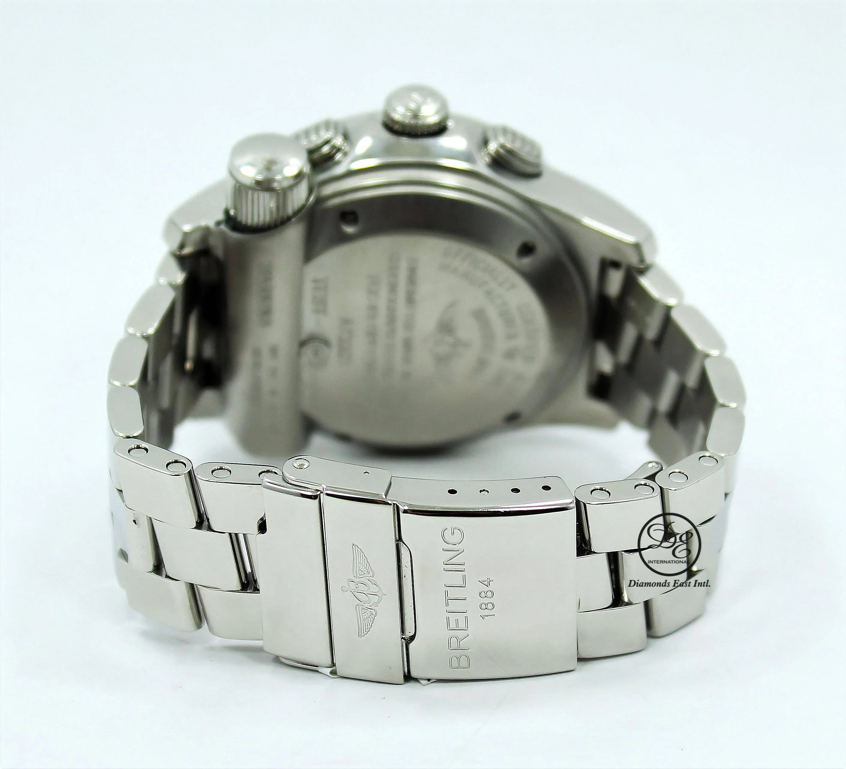 Breitling Emergency Mission A73321 45mm Chronograph White Dial COMPLETE SET SERVICED