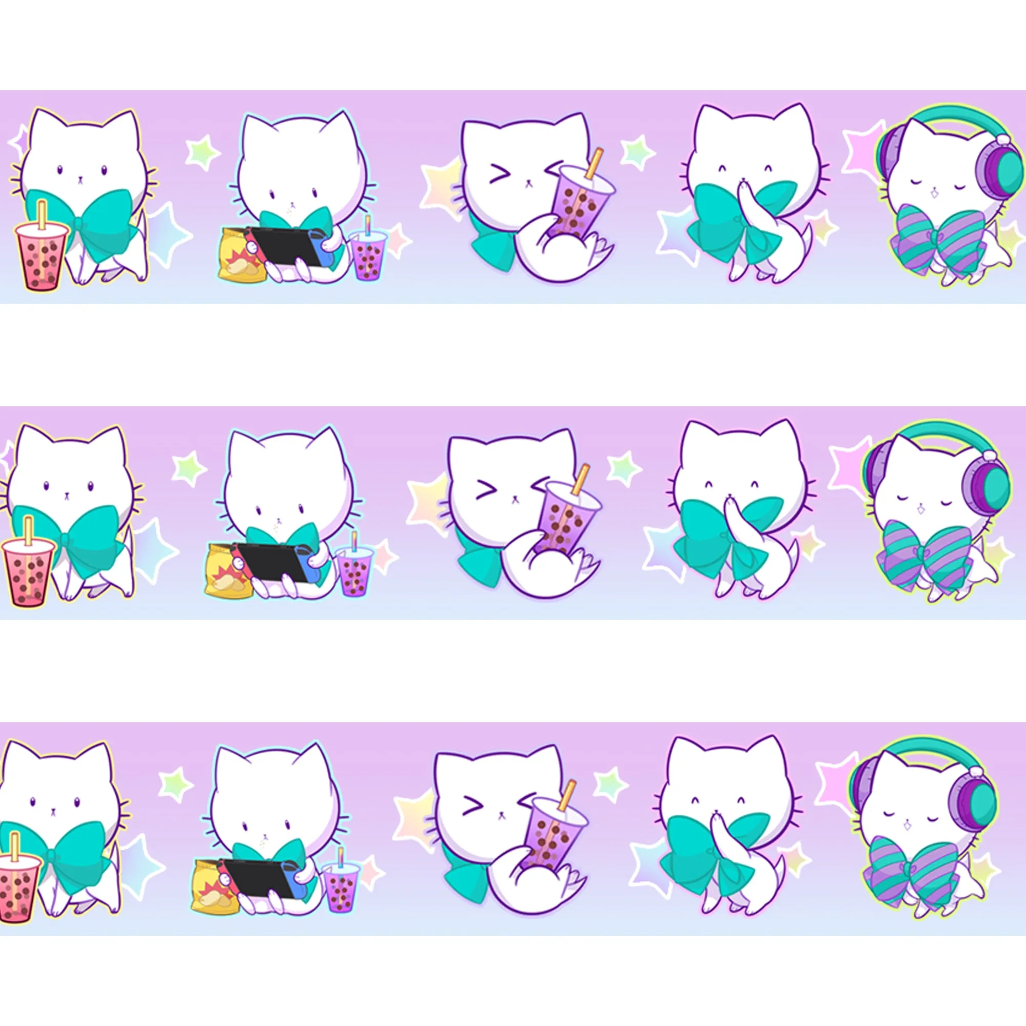 Bubble Kittea Days Washi Tape
