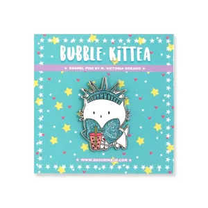 Bubble Kittea in New York City NYCC Enamel Pin