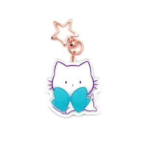 Bubble Kittea Jump! Acrylic Keychain