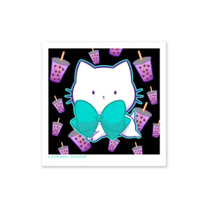 Bubble Kittea Jump Art Print (Signed)
