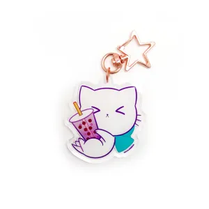 Bubble Kittea Mine! Acrylic Keychain