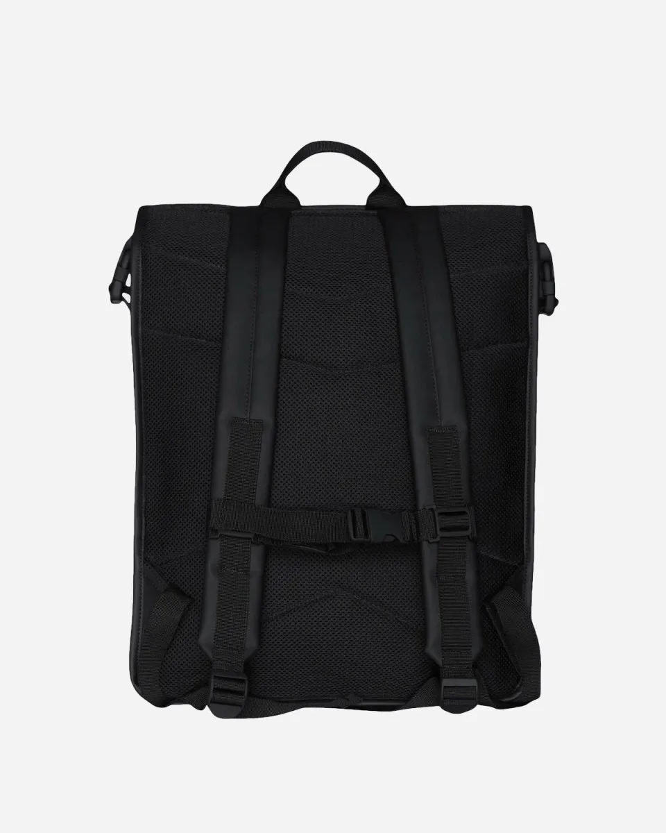 Buckle Rolltop Backpack - Black