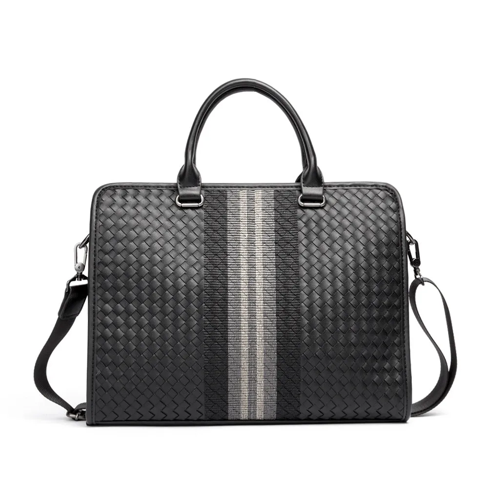 Business Elegance Briefcase - Men's Crossbody Computer Bag