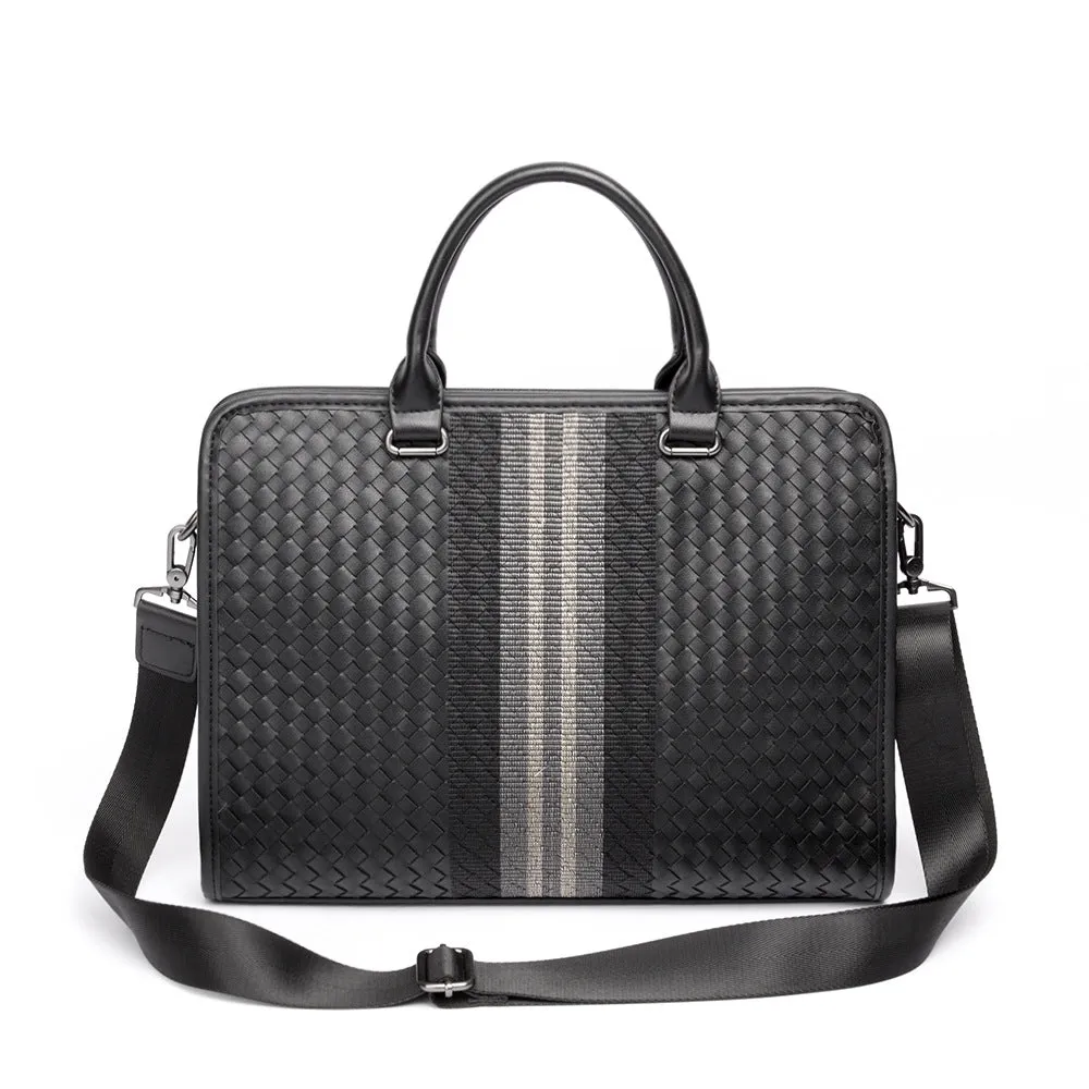 Business Elegance Briefcase - Men's Crossbody Computer Bag