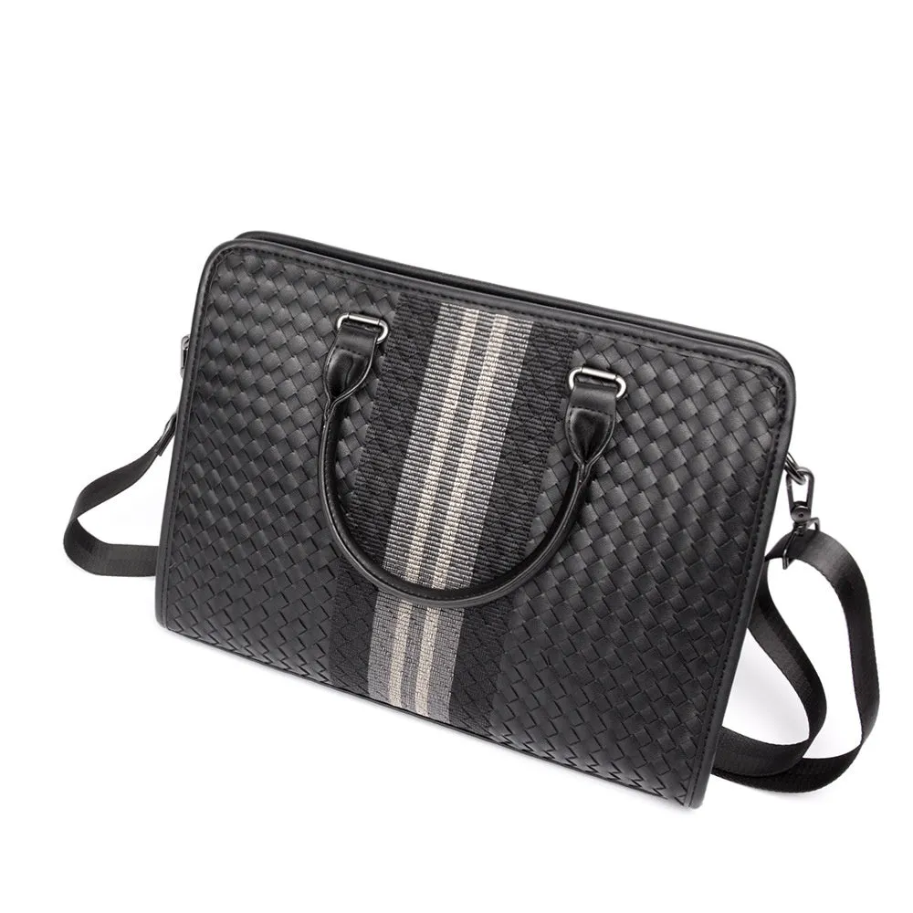 Business Elegance Briefcase - Men's Crossbody Computer Bag