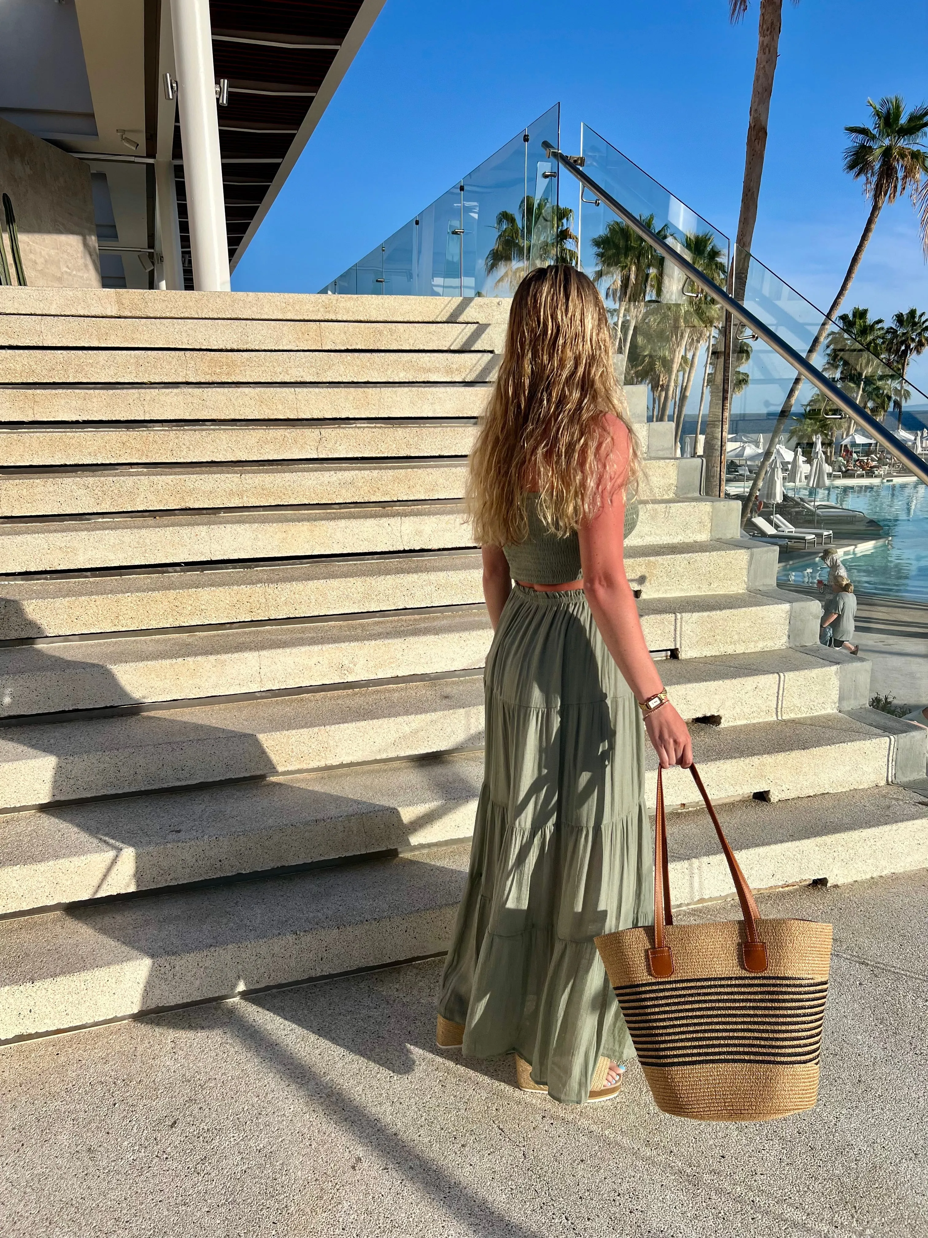 Cabo Tote Straw Beach Bag