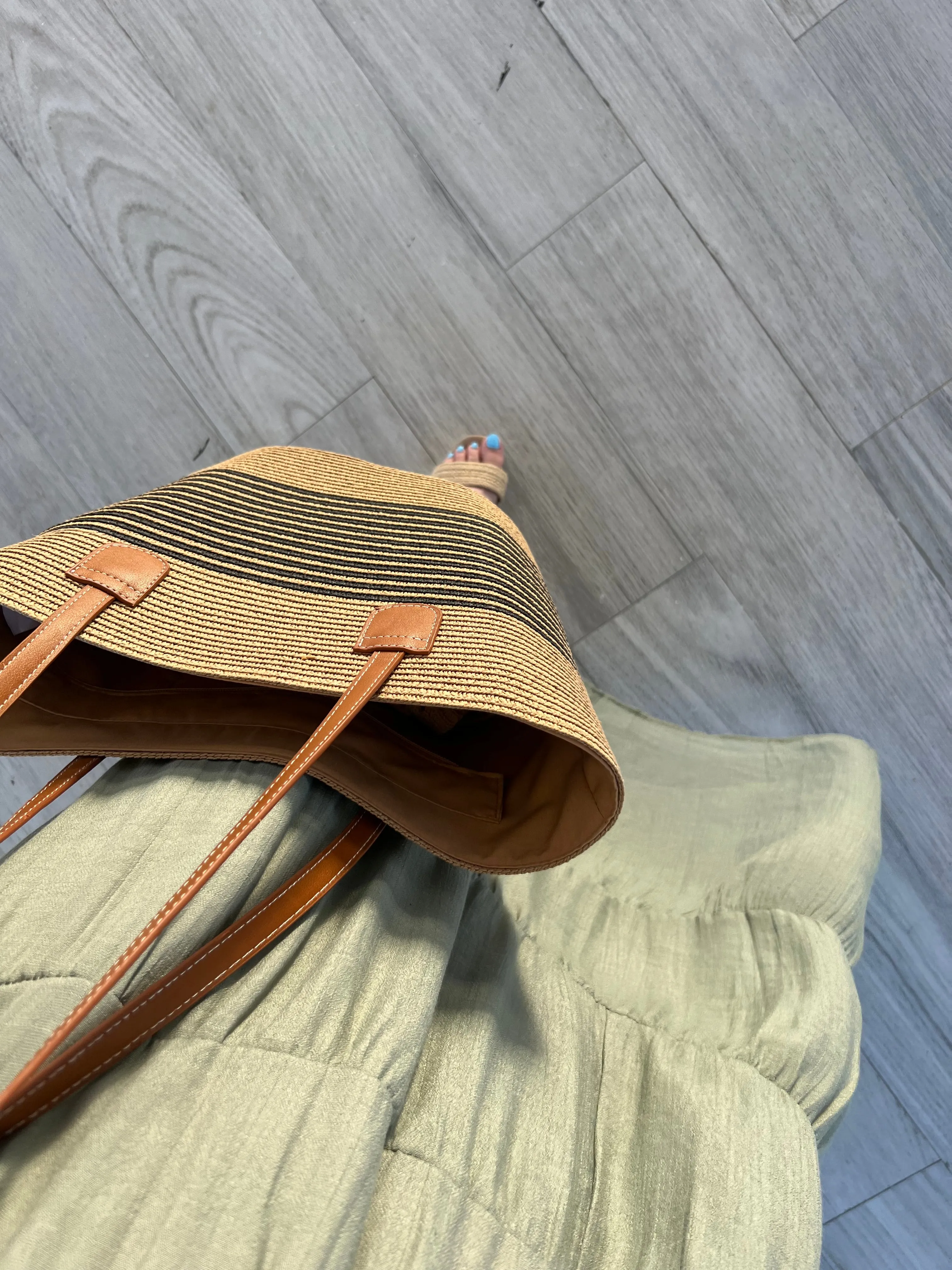 Cabo Tote Straw Beach Bag