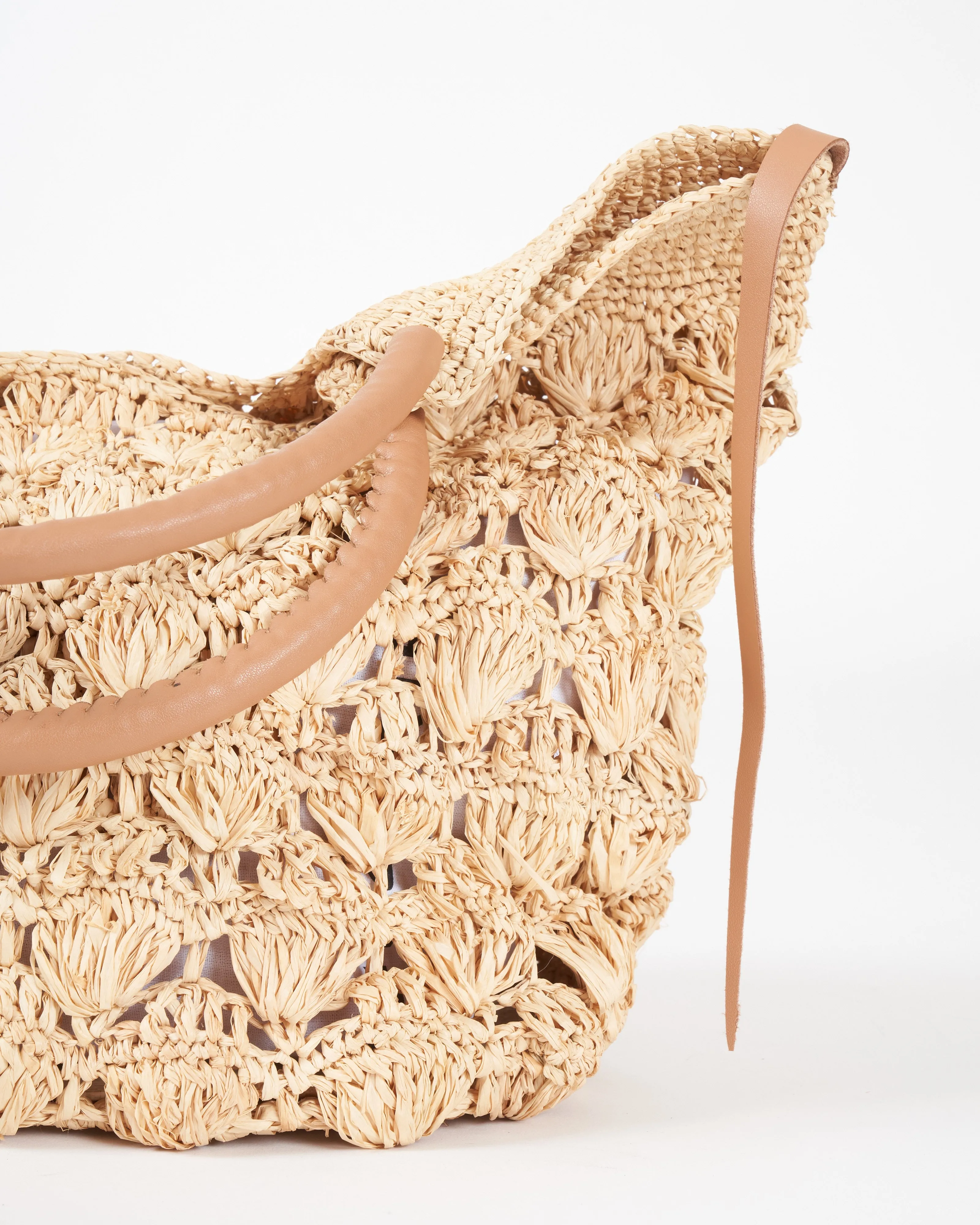 caisse pm woven tote - kaki