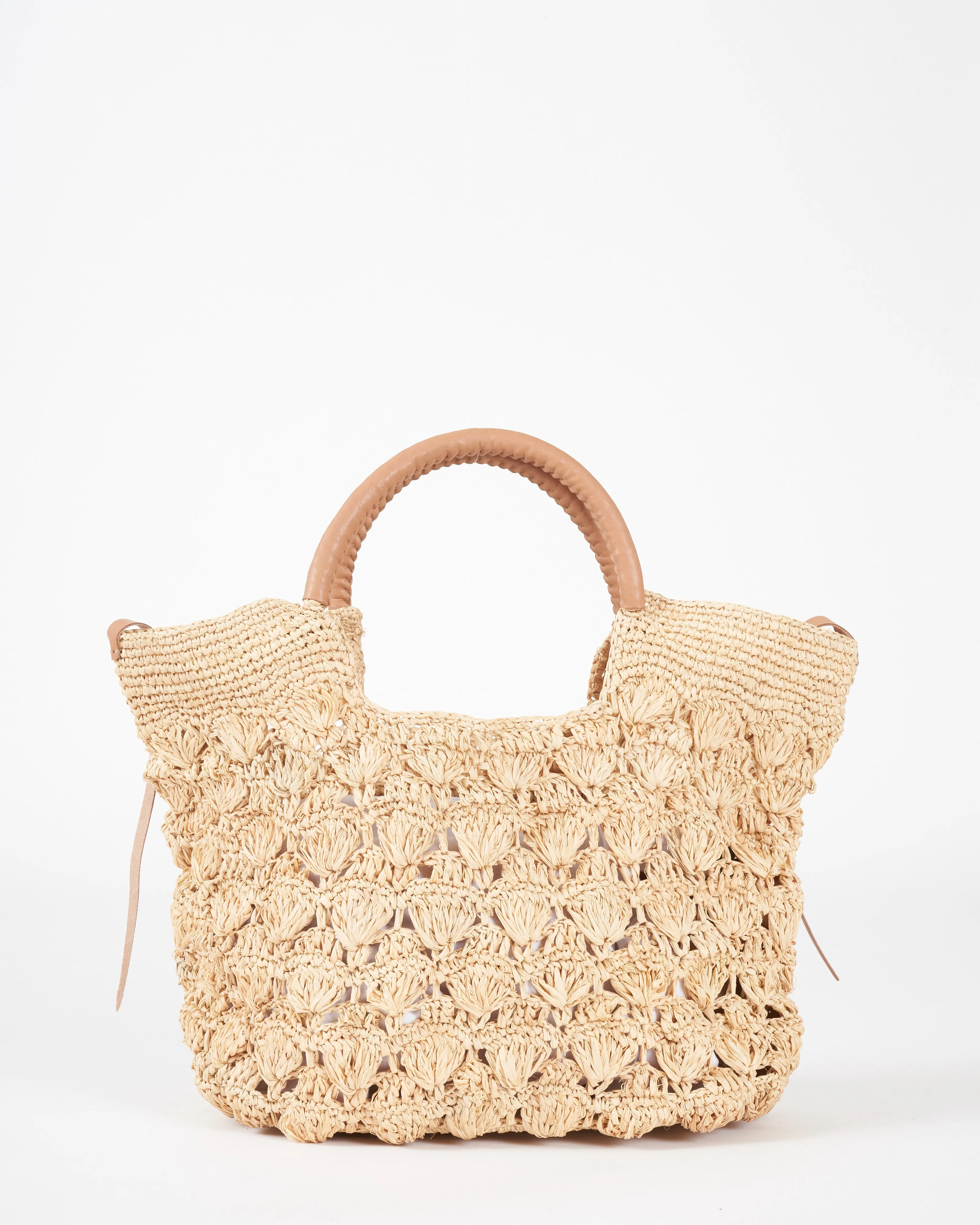 caisse pm woven tote - kaki