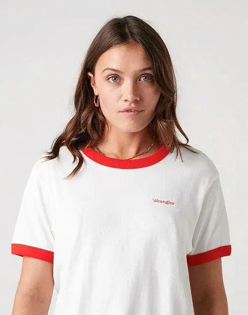 Camiseta Relaxed Ringer Flame Red