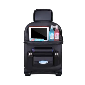 Car Storage Organizer Foldable Table Tray Travel Storage Bag Auto Accessories