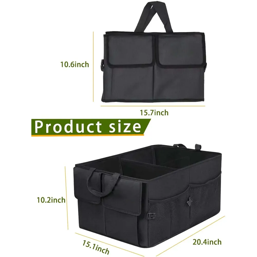 Car Trunk Organizer, Custom-Fit For Car, Foldable Car Trunk Storage Box, Storage Bag, Waterproof, Dust-proof, Stain-Resistant, Car Accessories WAHY229