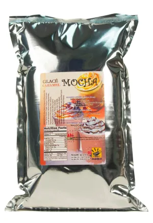 Caramel Mocha 4 in 1 Bubble Tea / Latte and Frappe Mix - Made in the USA
