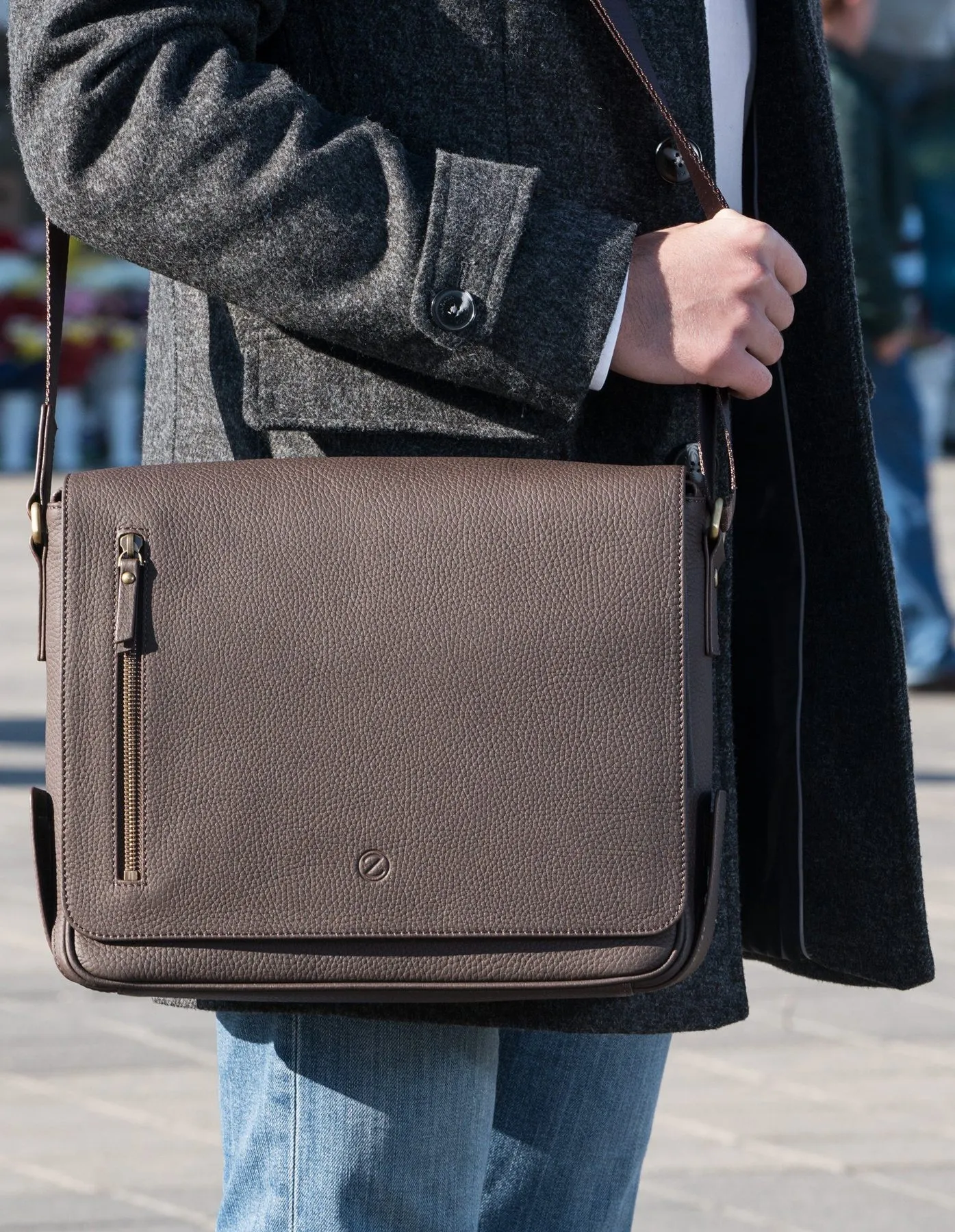 Carlo Briefcase Man Black Casual