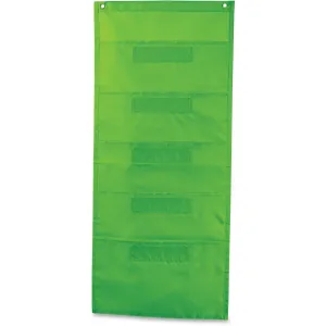 Carson Dellosa Education File Folder Storage Lime Pocket Chart